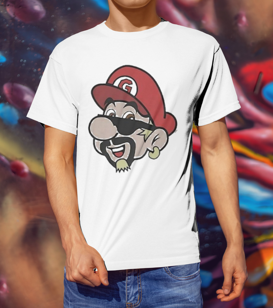 Super Fierio G Mustache Cap T-Shirt