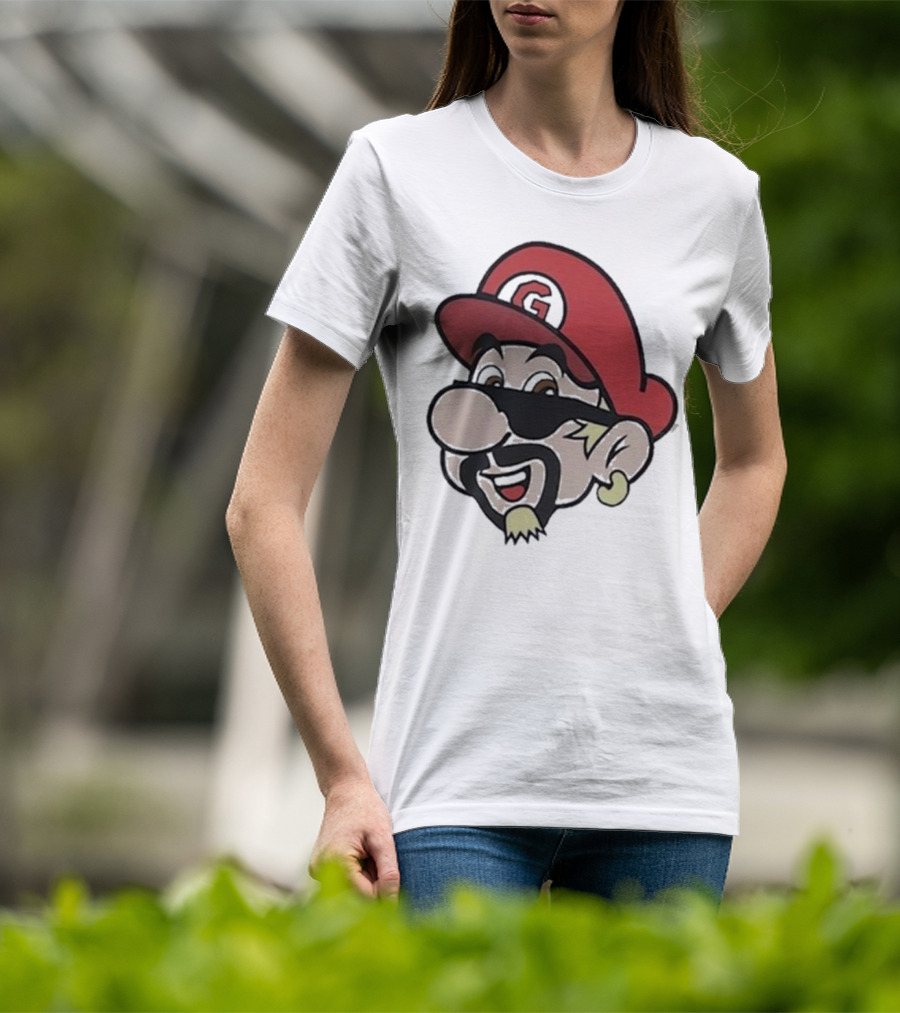 Super Fierio G Mustache Cap T-Shirt