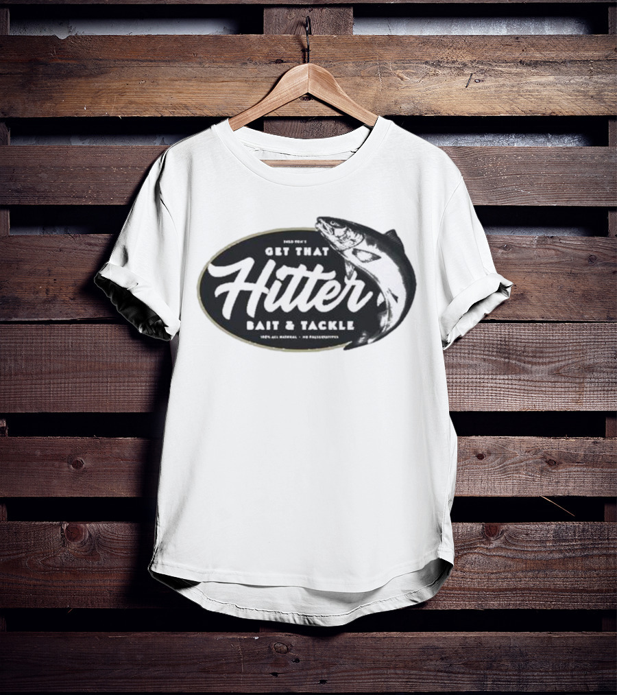 Theo Von Merch Get That Hitter Bait And Tackle Gone Fishing Tan T-Shirt