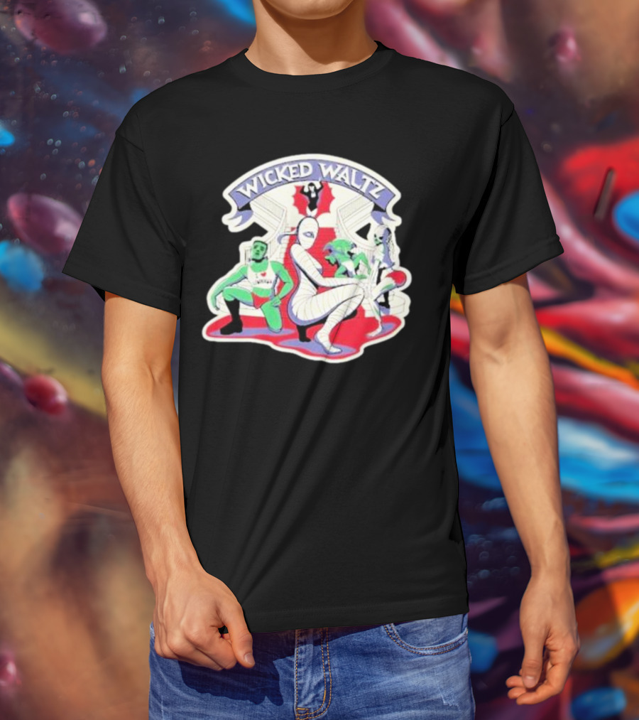 Wicked Waltz Lewberger Monster Characters On Red Carpet T-Shirt