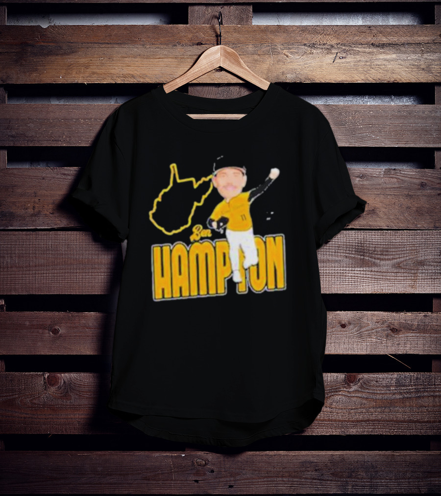 Ben Hampton West Virginia Baseball 11 Fan T-Shirt