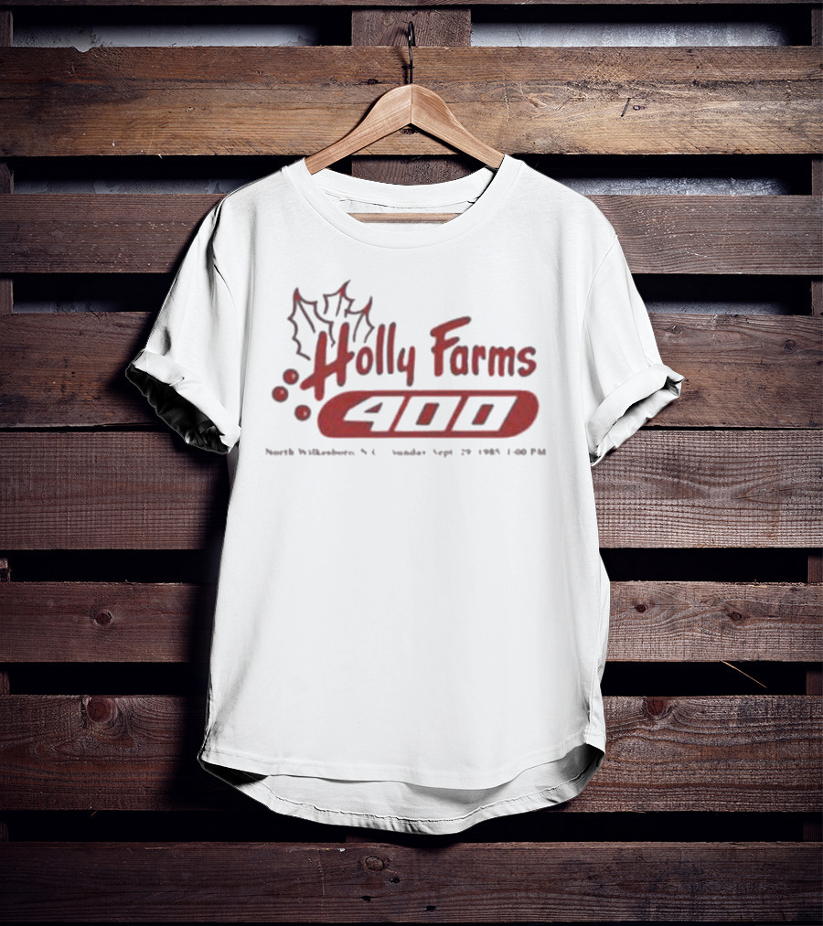 Dale Earnhardt Jr. Holly Farms 400 North Wilkesboro Speedway Sept 29 1985 1:00 PM T-Shirt