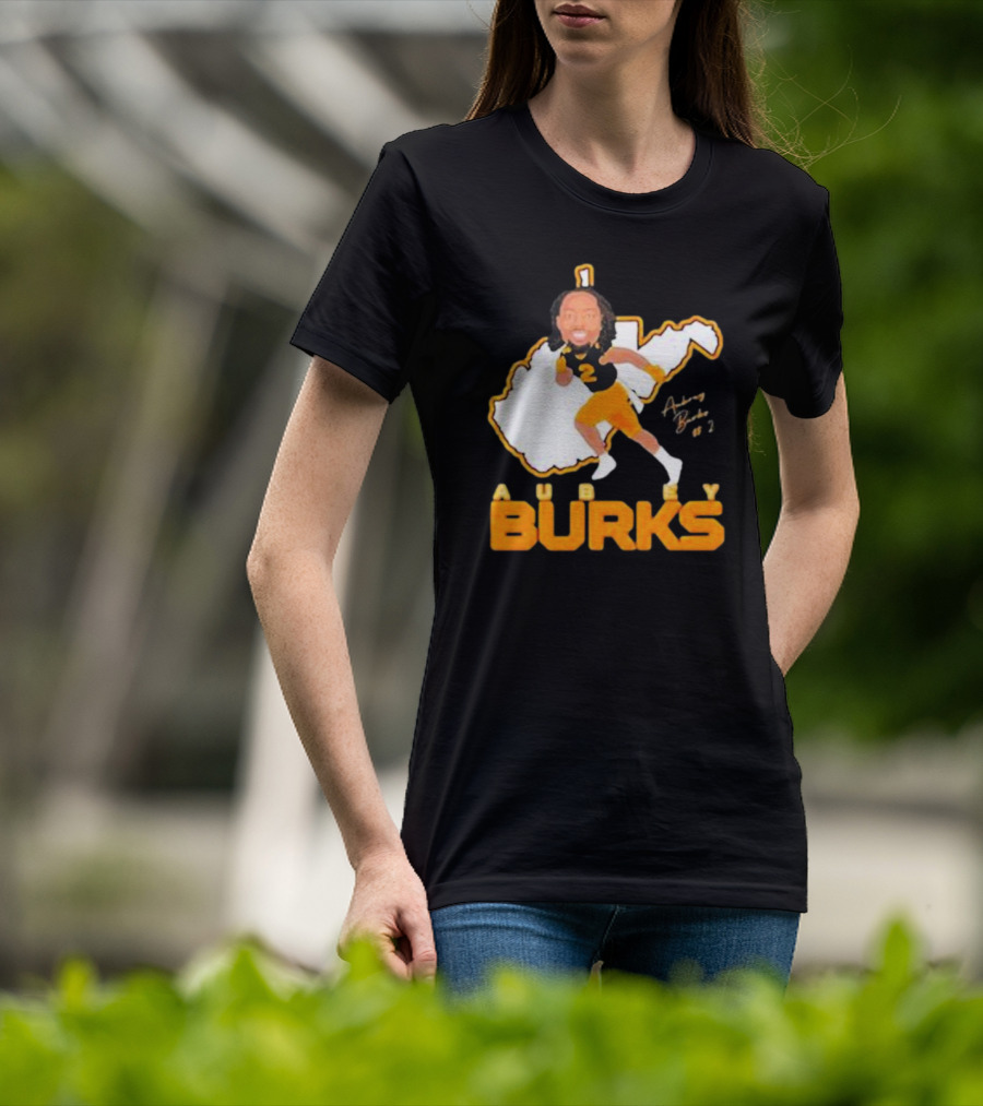 Aubrey Burks Fan 1 Football Player Art #2 T-Shirt
