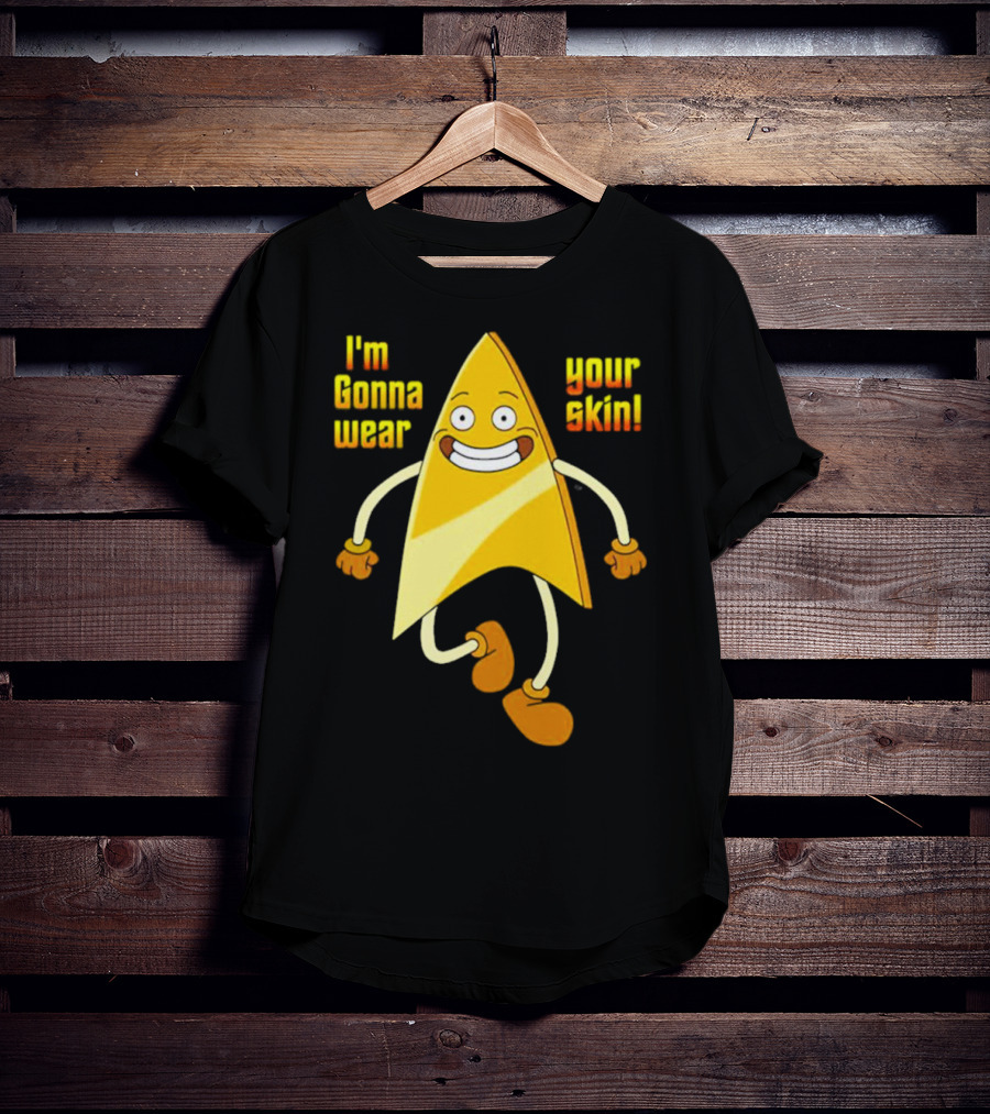 I'm Gonna Wear Your Skin Bravest Warriors Badgey T-Shirt