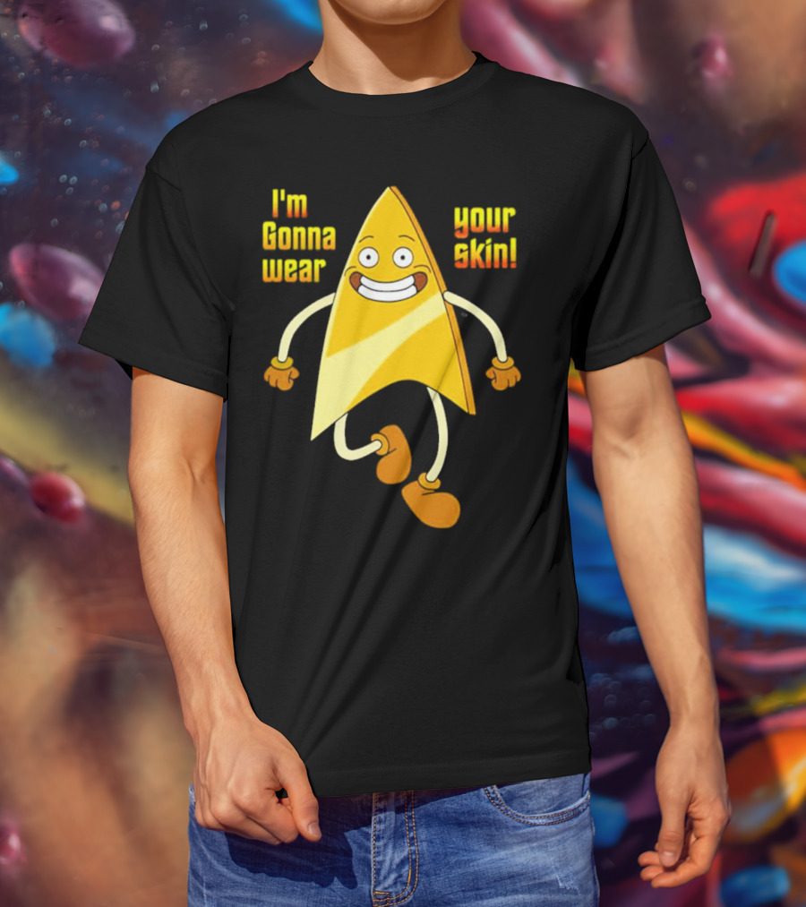 I'm Gonna Wear Your Skin Bravest Warriors Badgey T-Shirt
