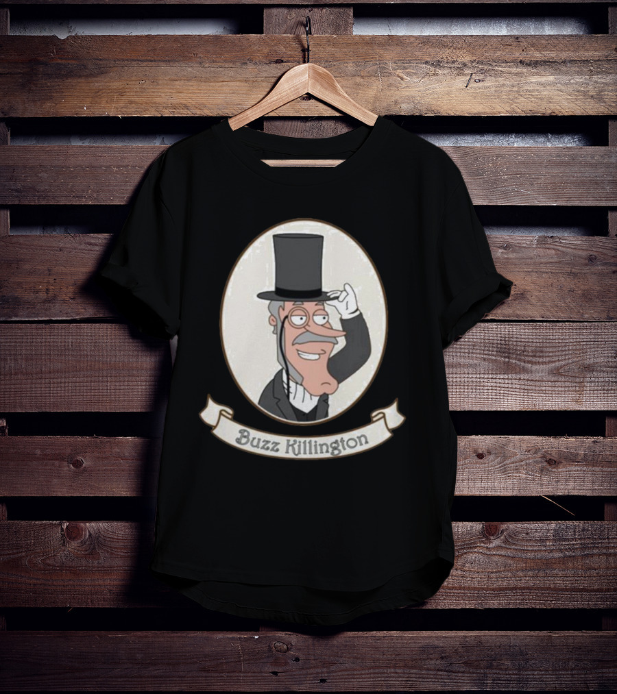 Buzz Killington Family Guy Character In Formal Attire With Top Hat T-Shirt