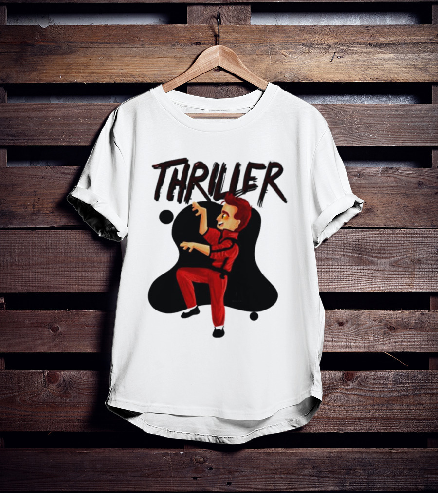 Crowley Thriller Cartoon Dance Good Omens T-Shirt