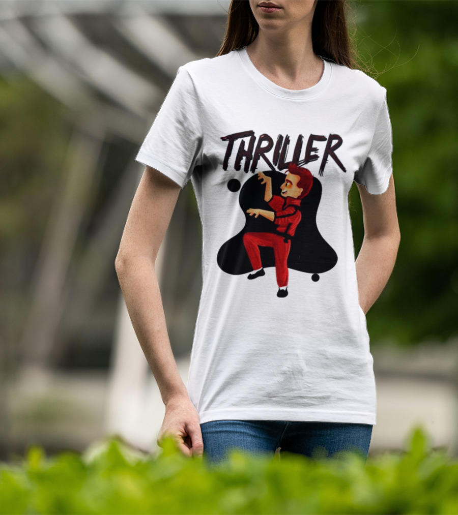 Crowley Thriller Cartoon Dance Good Omens T-Shirt