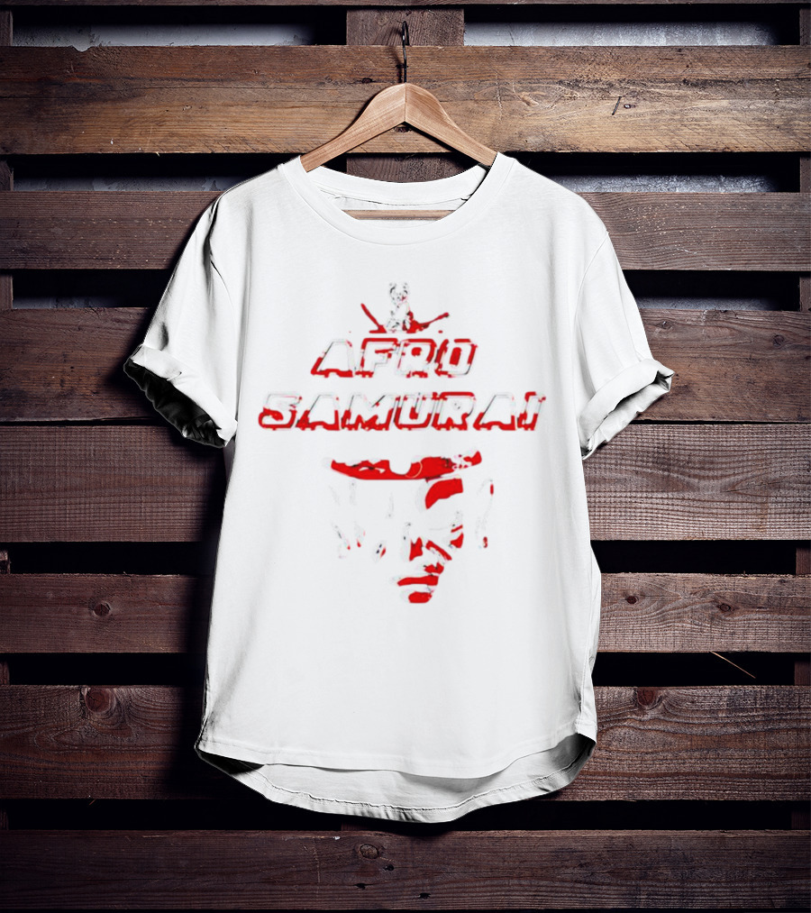 Afro Samurai Red Elements Face T-Shirt