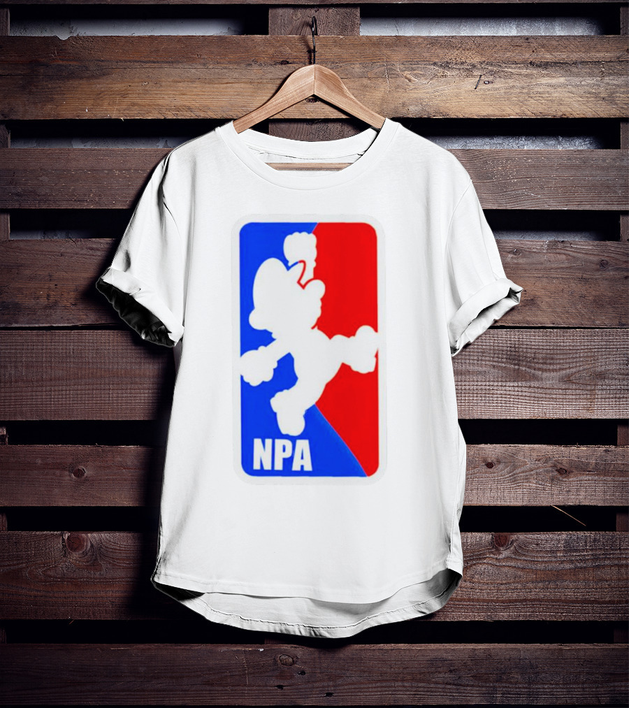 Mario NPA National Plumber Association NBA T-Shirt