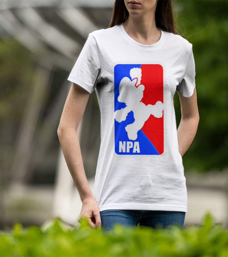 Mario NPA National Plumber Association NBA T-Shirt