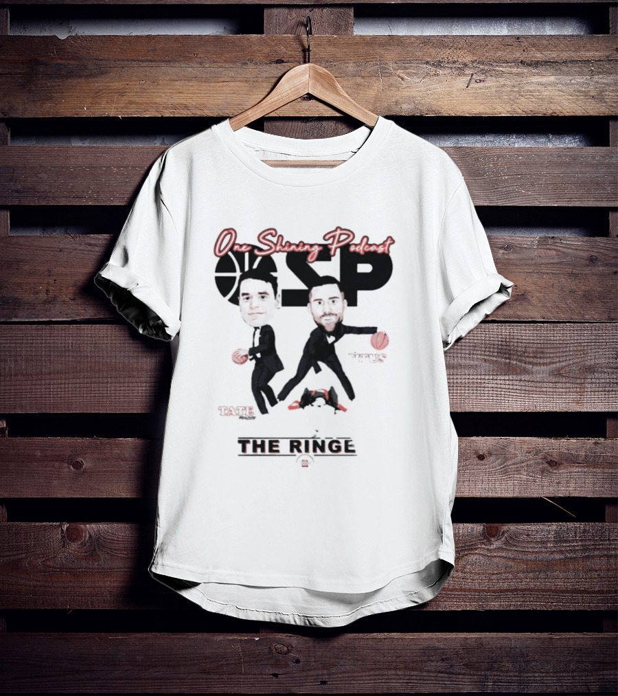 One Shining Podcast OSP Caricature The Ringer T-Shirt