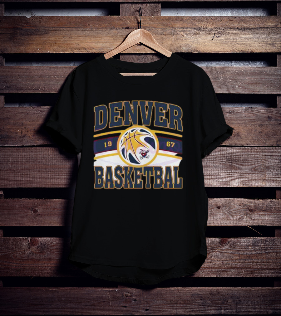 Denver Nugget 1967 Basketball Team T-Shirt