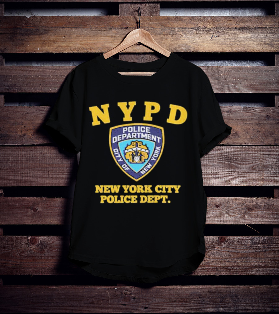 NYPD Police Department City Of New York Badge New York City Police Dept T-Shirt