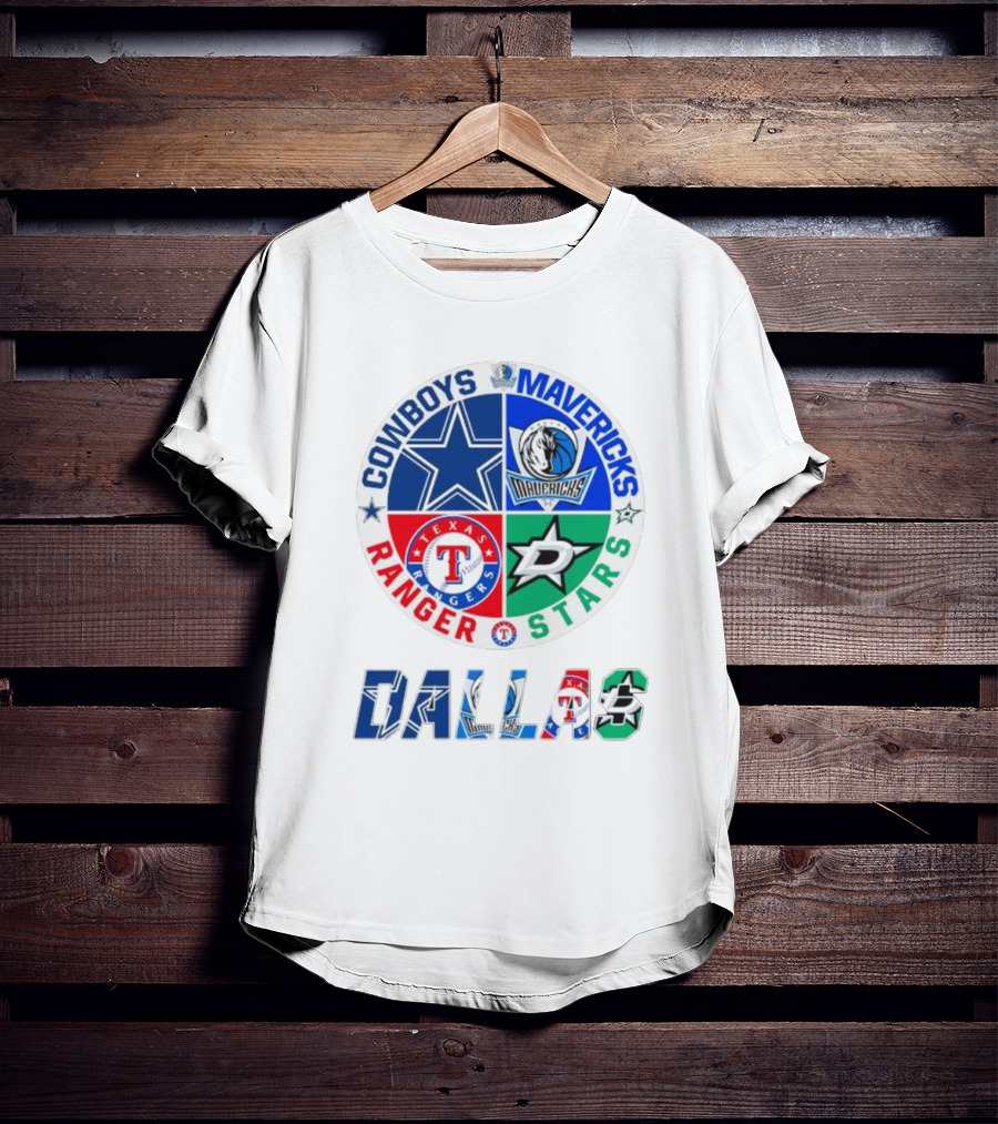 Dallas Cowboys Mavericks Rangers Stars T-Shirt