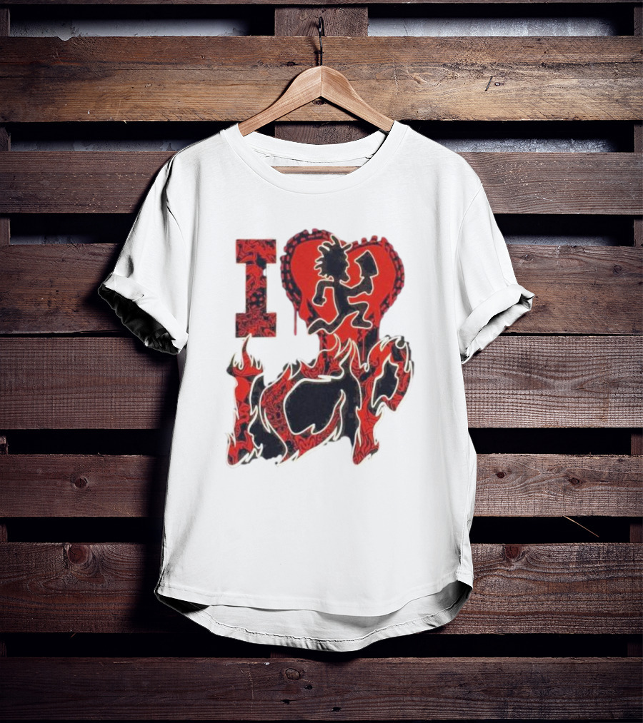 I Heart Love ICP Insane Clown Posse Juniors T-Shirt
