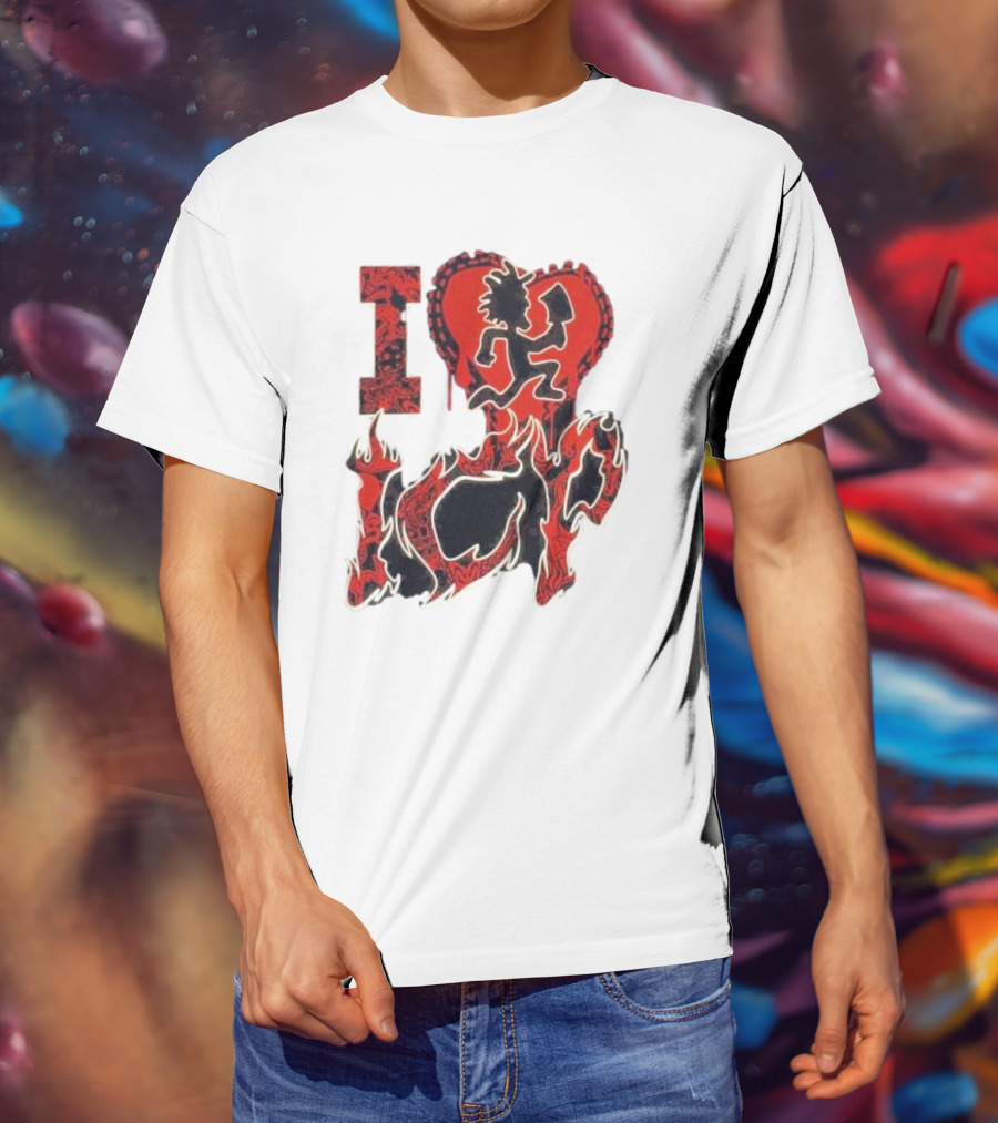 I Heart Love ICP Insane Clown Posse Juniors T-Shirt