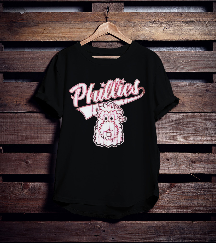 Phillies Phanatic Cartoon Head T-Shirt