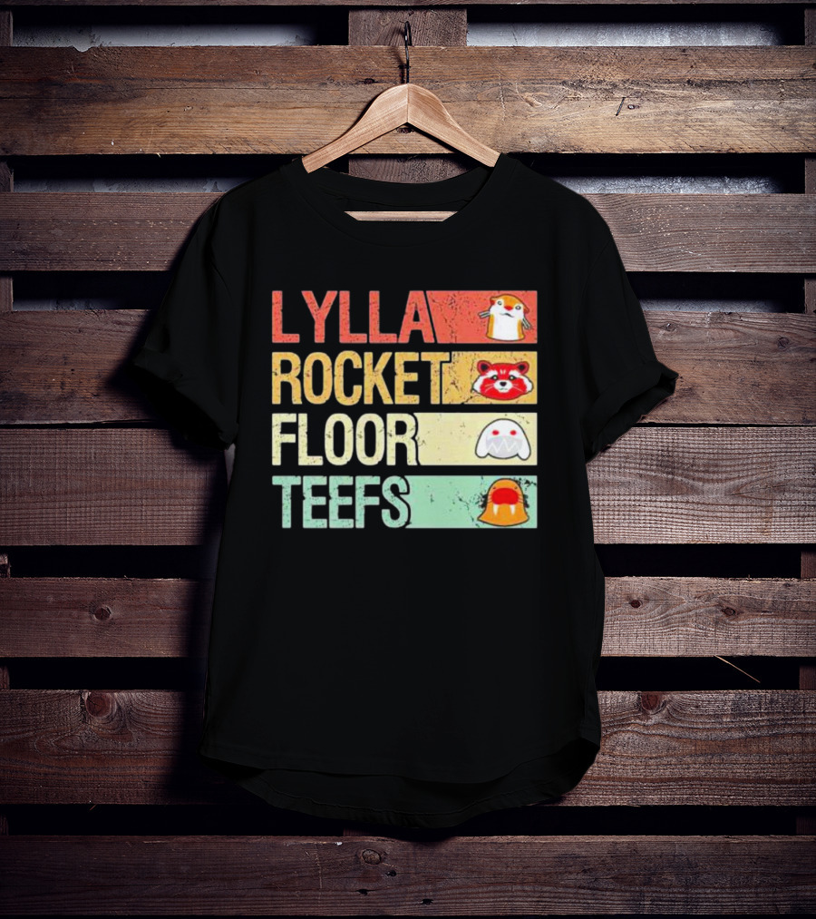 Lylla Rocket Floor Teefs Guardians Icons T-Shirt