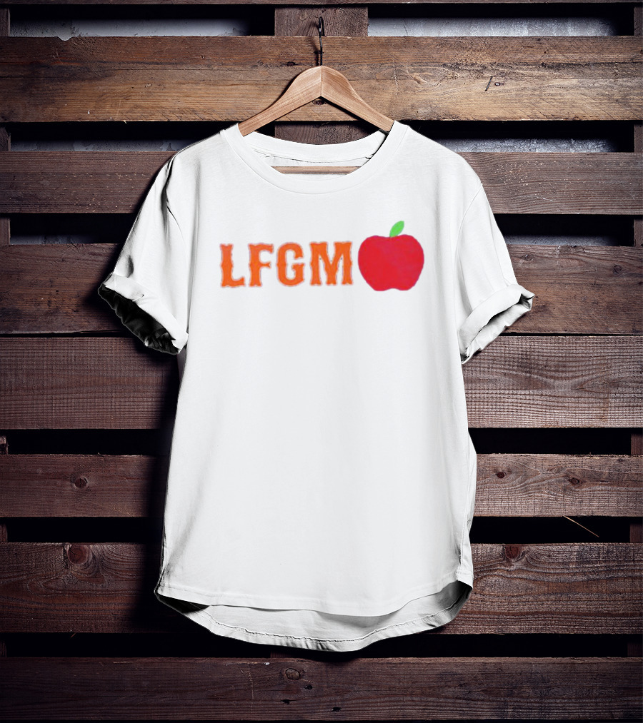 Mets Merized LFGM Apple Fan T-Shirt