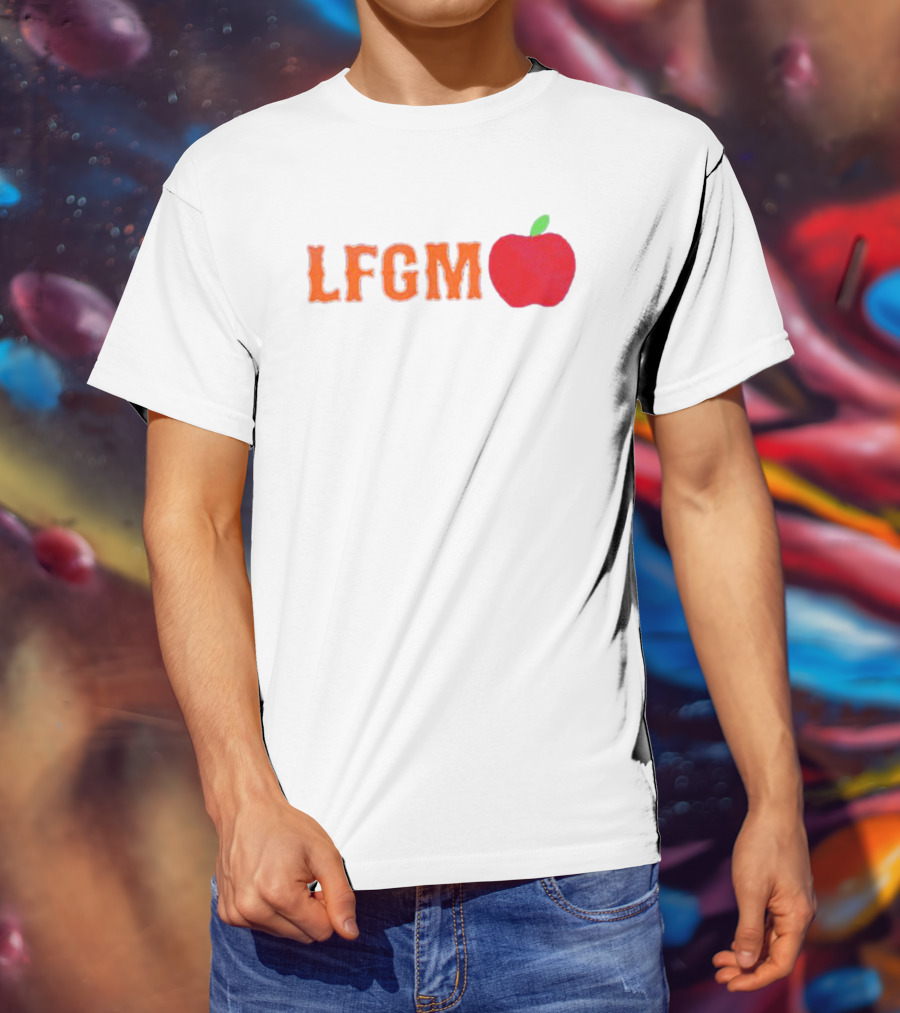 Mets Merized LFGM Apple Fan T-Shirt