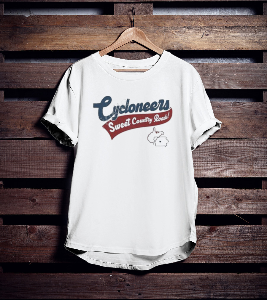Cycloneers Sweet Country Roads Vintage Style Retro T-Shirt