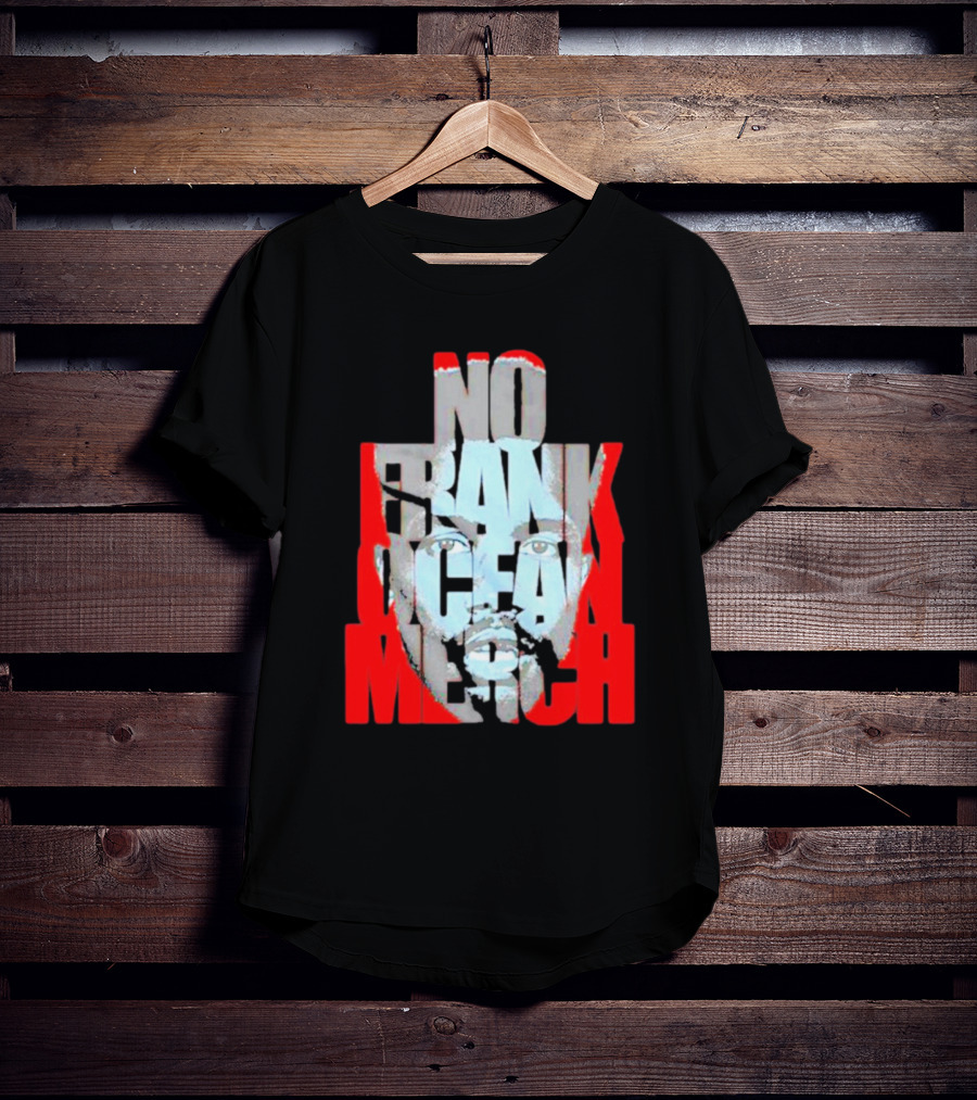 No Frank Ocean Merch Bold Text Face T-Shirt