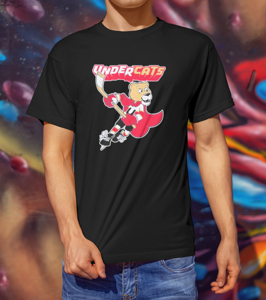 Undercats Florida Panthers Cartoon Hockey Character T-Shirt