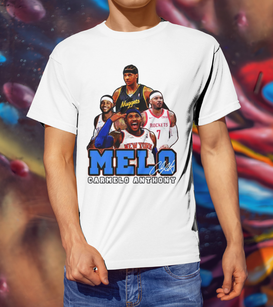 Carmelo Anthony Melo NYC New York Knicks Basketball KnicksTape T-Shirt