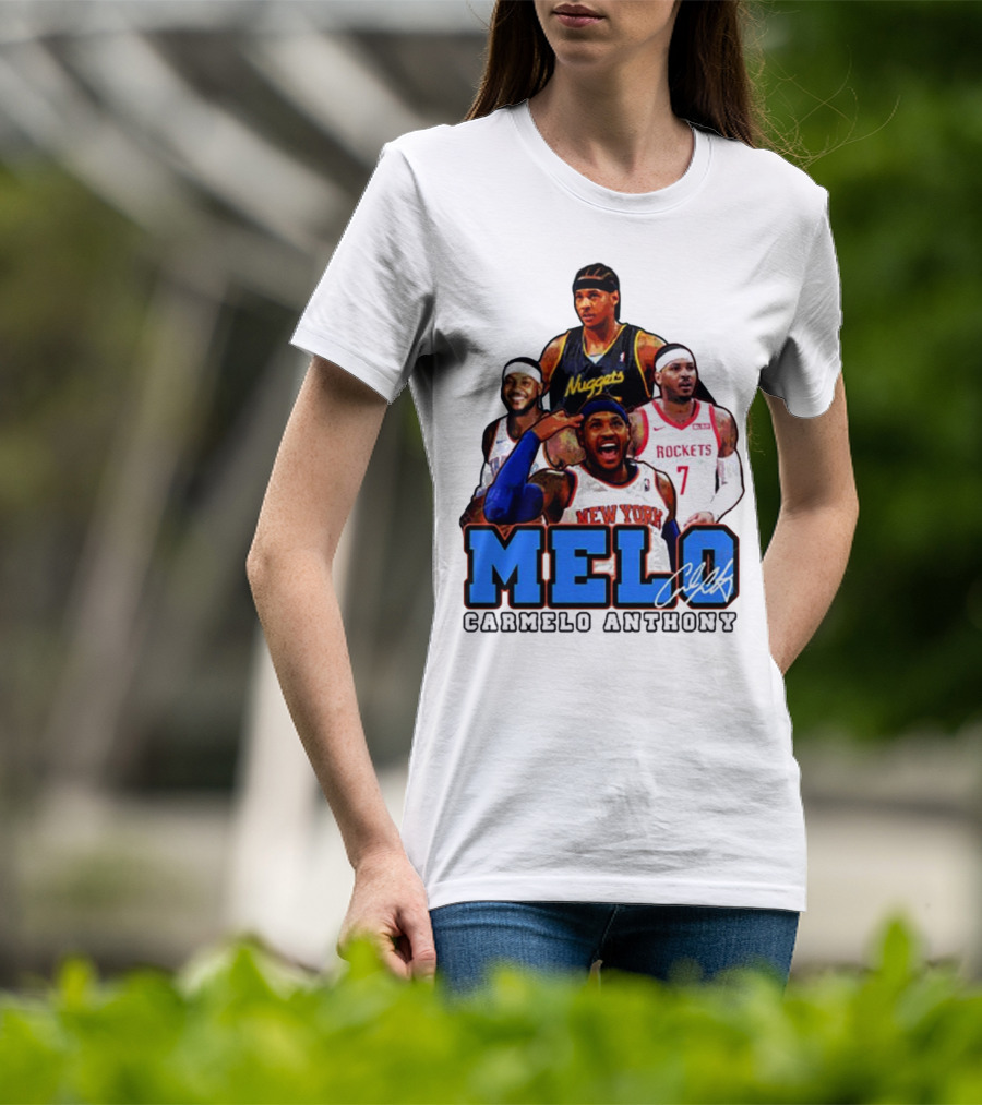 Carmelo Anthony Melo NYC New York Knicks Basketball KnicksTape T-Shirt