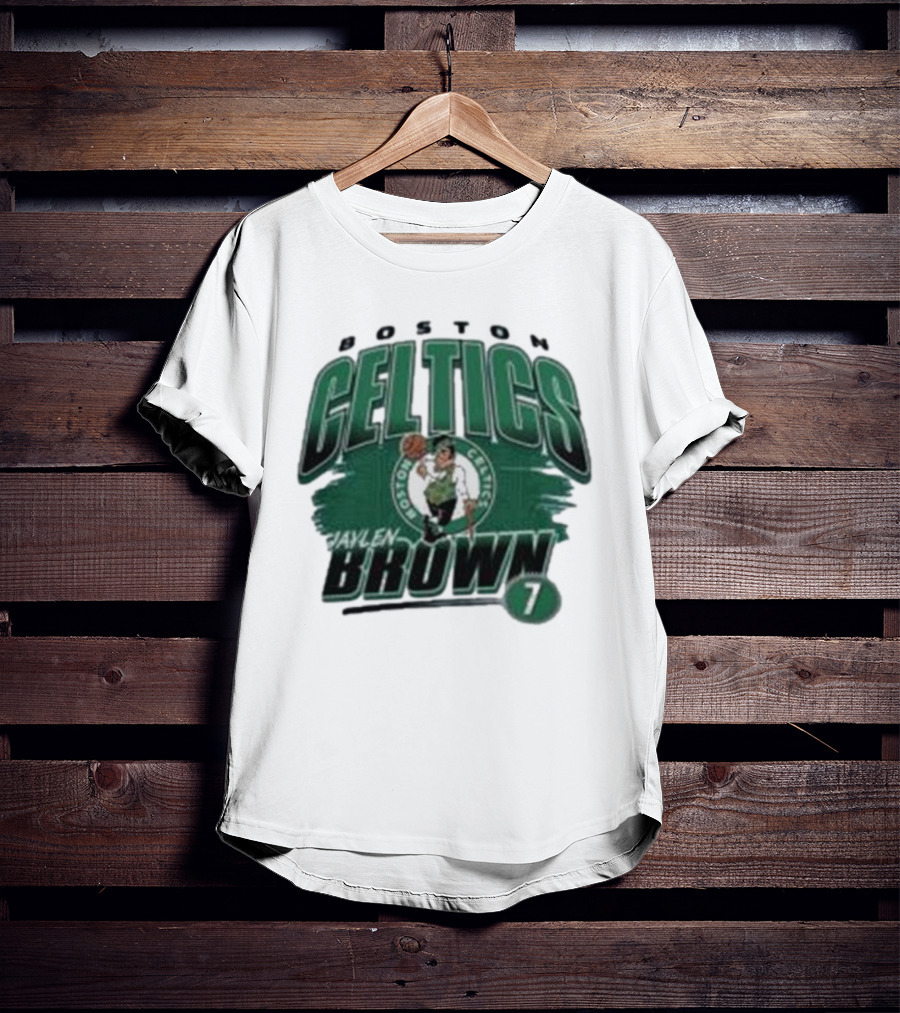 Boston Celtics Jaylen Brown Player Number 7 T-Shirt
