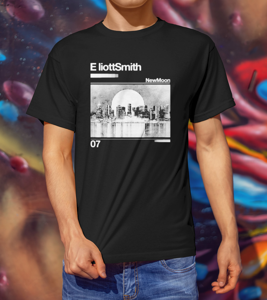 Elliott Smith New Moon 07 Skyline T-Shirt