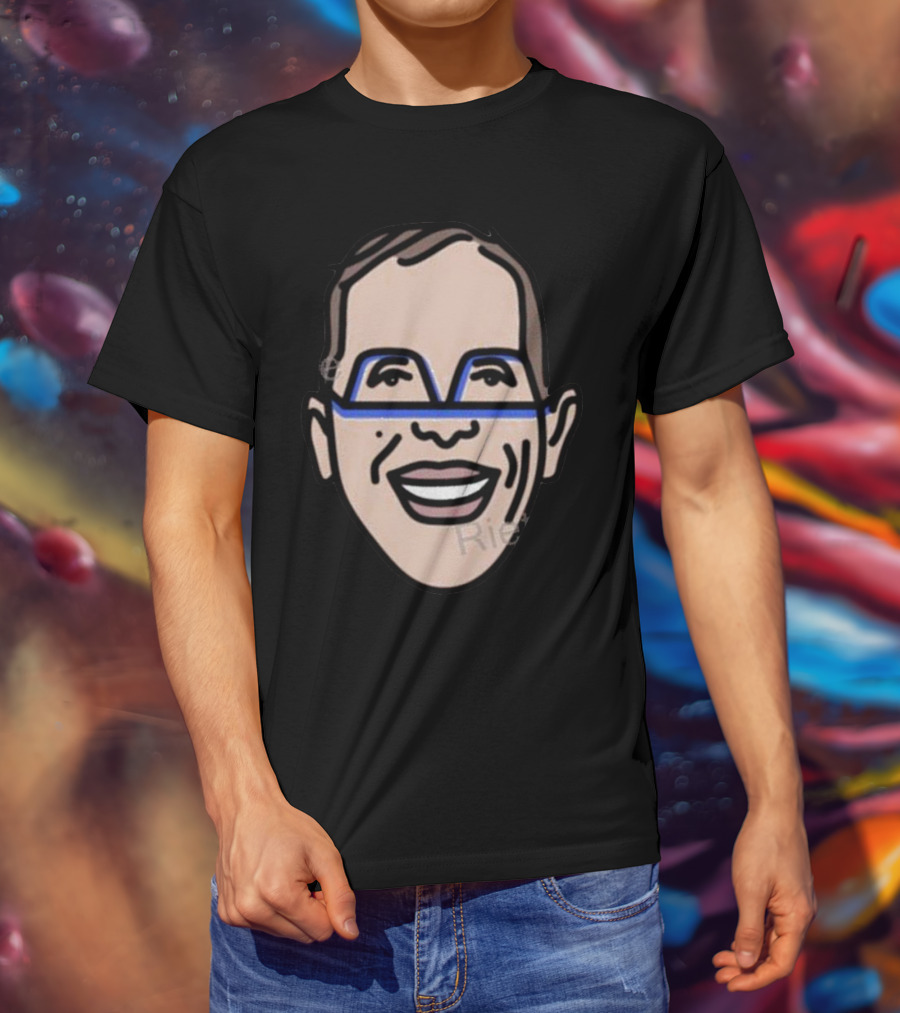 Mike Mongo Time Travelers Smiling Face T-Shirt