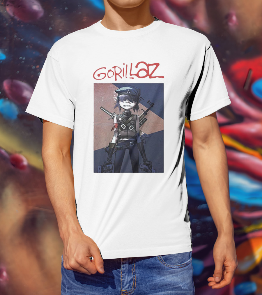 Timothee Chalamet Gorillaz Noodle Character T-Shirt