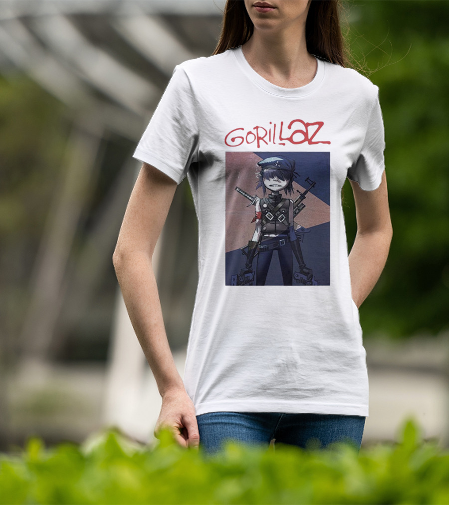 Timothee Chalamet Gorillaz Noodle Character T-Shirt