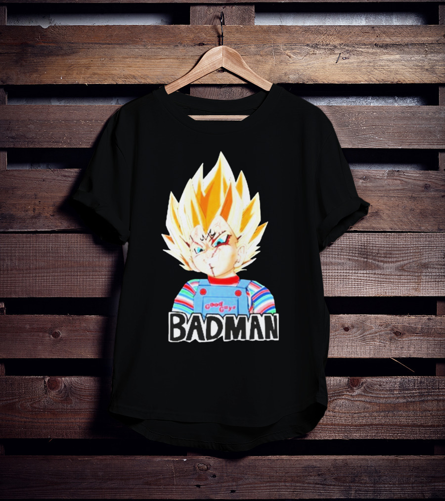 Badman Good Guy Vegeta Chucky Combo T-Shirt