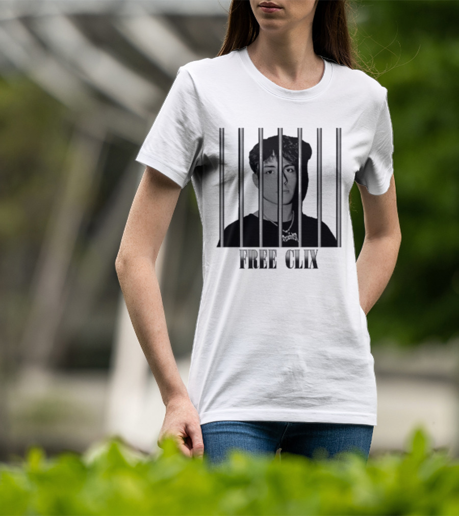 Free Clix Jail Bars T-Shirt