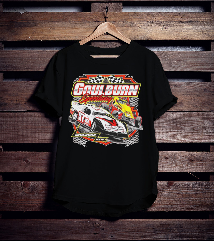 Goulburn Speedway Bill Martin Motorsport Goulburn NSW Racing Cars T-Shirt