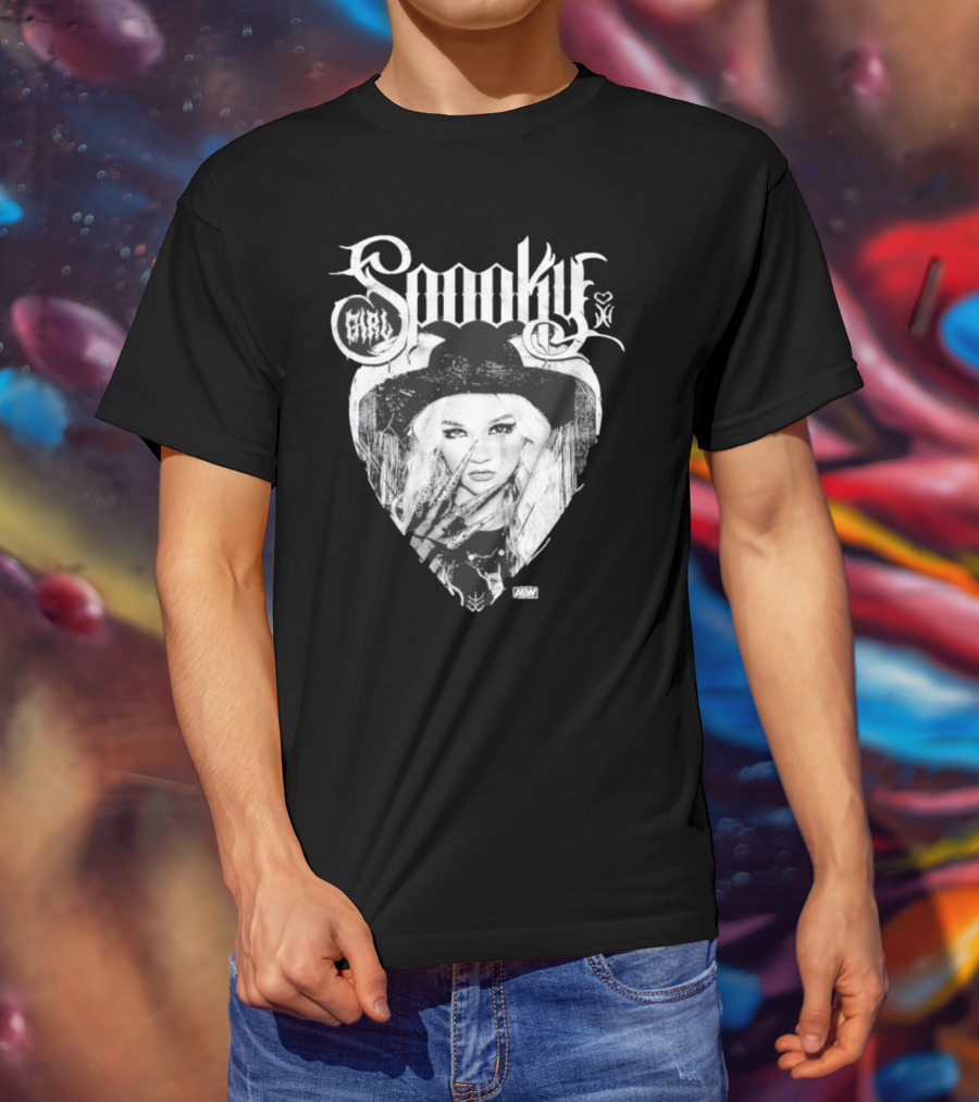 Spooky Girl Julia Hart AEW T-Shirt