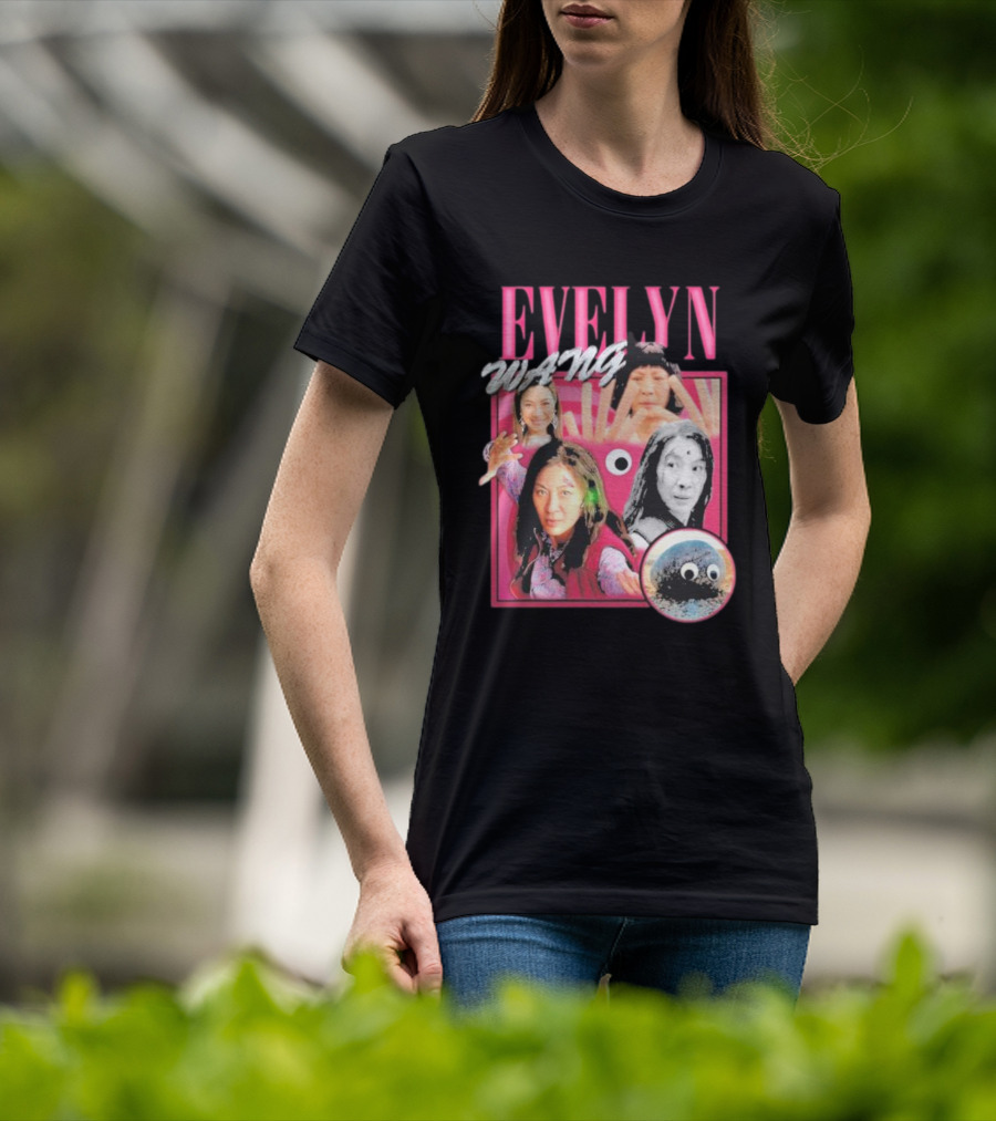 Evelyn Wang Everything Everywhere Multiverse Collage T-Shirt