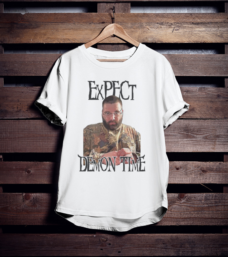Expect Demon Time Clergy Camo T-Shirt