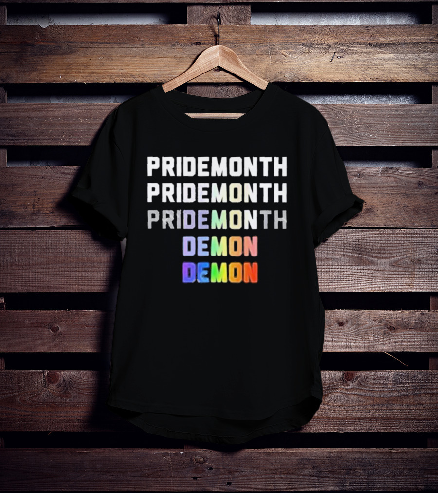 Pridemonth Pridemonth Pridemonth Demon Demon T-Shirt
