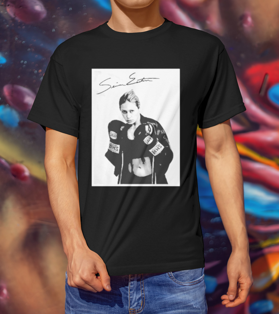 Seniesa Estrada SuperBad Boxing Iconic Reyes Gloves T-Shirt