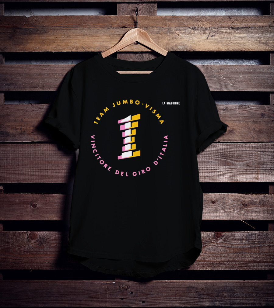 Team Jumbo-Visma Vincitore Del Giro D’Italia La Machine T-Shirt