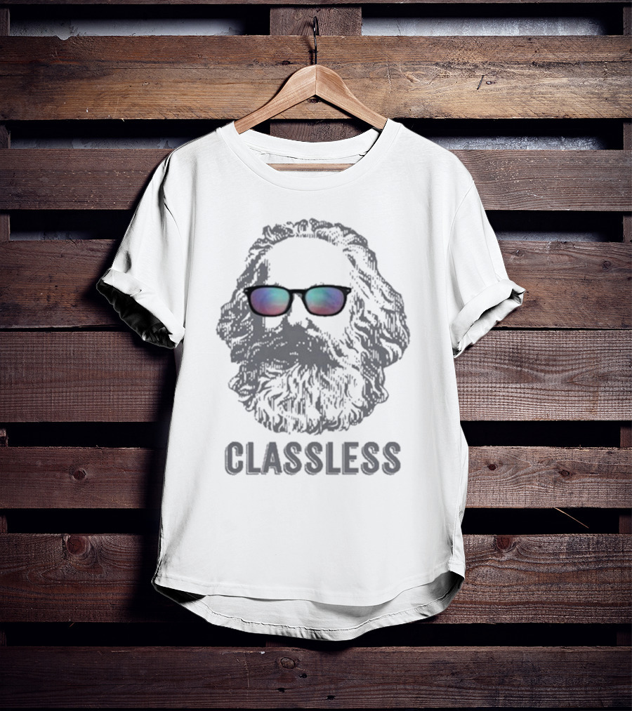 Karl Marx Classless Sunglasses T-Shirt