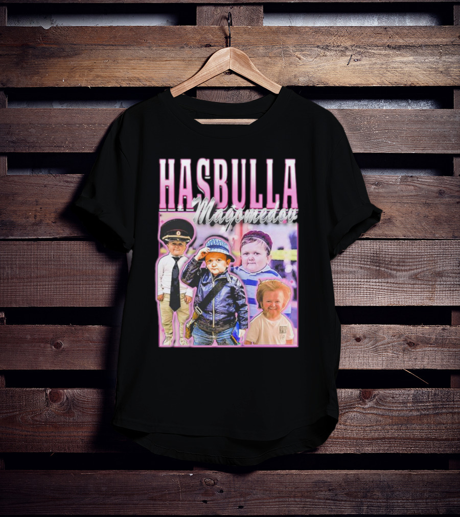 Hasbulla Magomedov Collage With Friday Beers T-Shirt