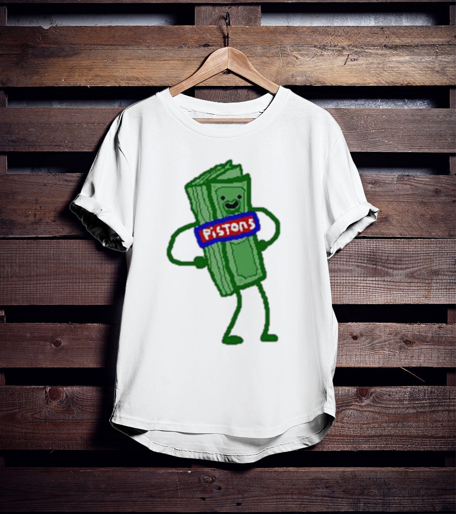 Monty Williams Pistons Money Mascot T-Shirt