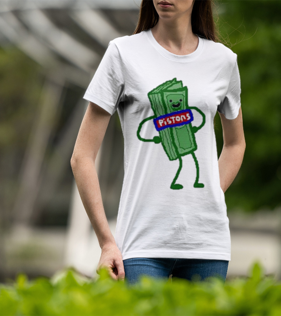 Monty Williams Pistons Money Mascot T-Shirt