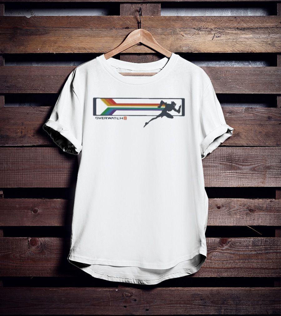Overwatch 2 Tracer Rainbow Pride T-Shirt
