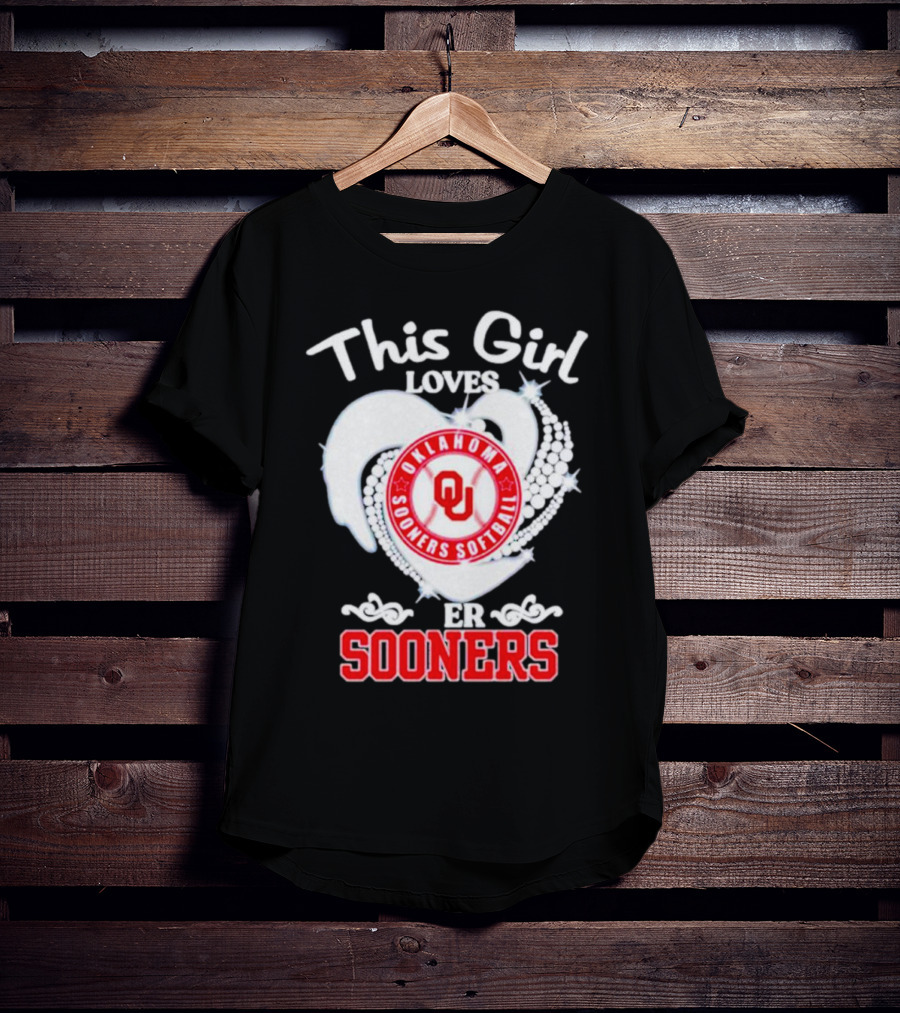 This Girl Loves Oklahoma Sooners Softball Her Sooners T-Shirt